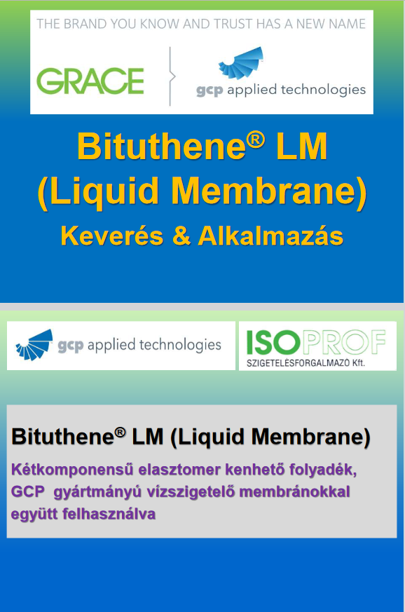 Bituthene LM beépítési útmutató dokumentum előnézetu képe